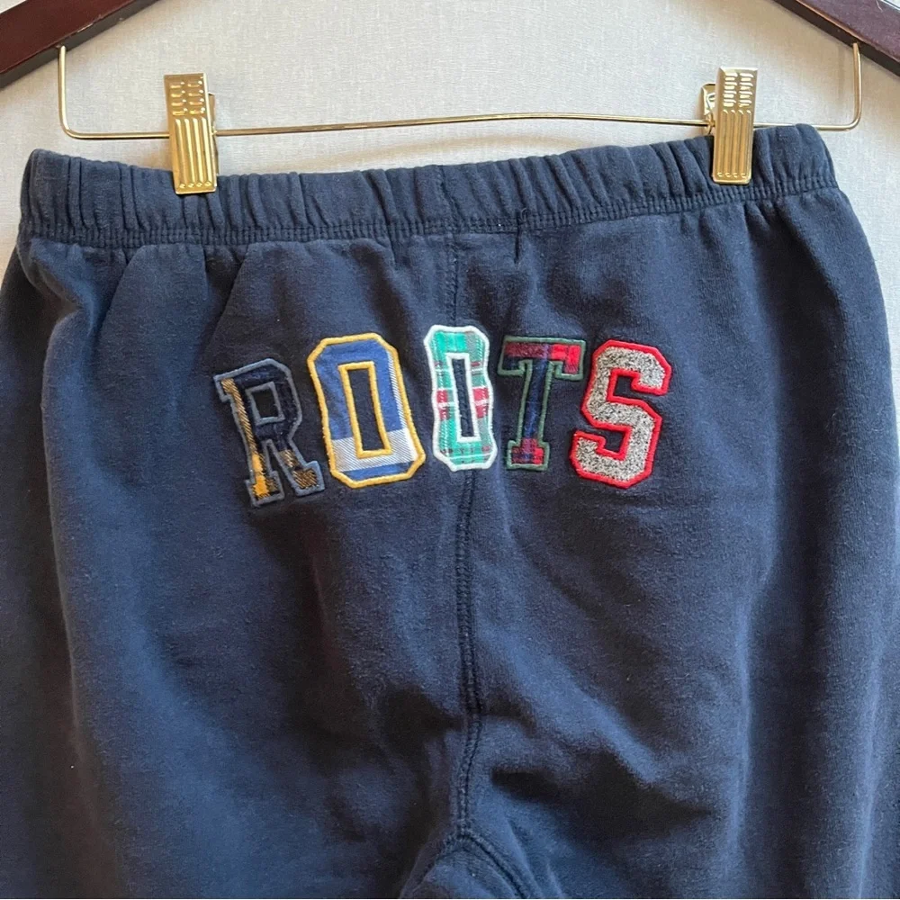 Roots Blue Joggers Sweatpants Sz XS - Picture 4 of 9